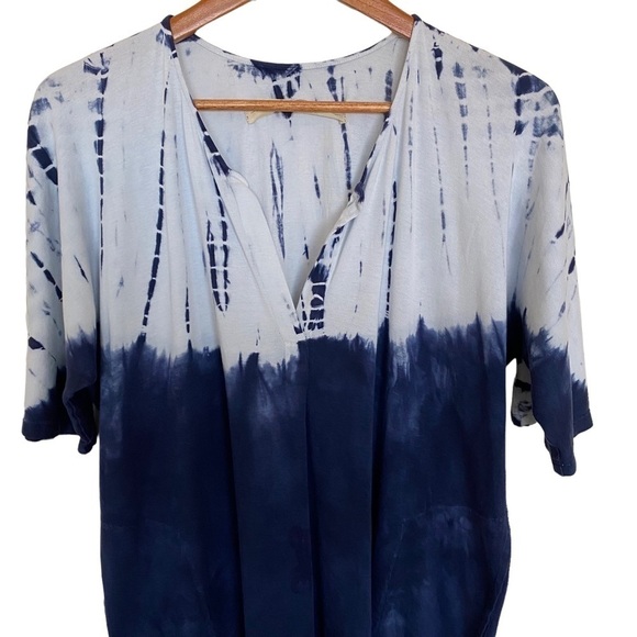 Raquel Allegra Bleached Midi Cotton T-Shirt Dress, Size 1/Small - Picture 7 of 15